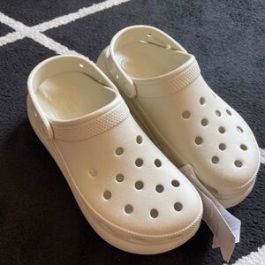 NEW WMNS Bone Platform Classic Crush Clogs M6/W8